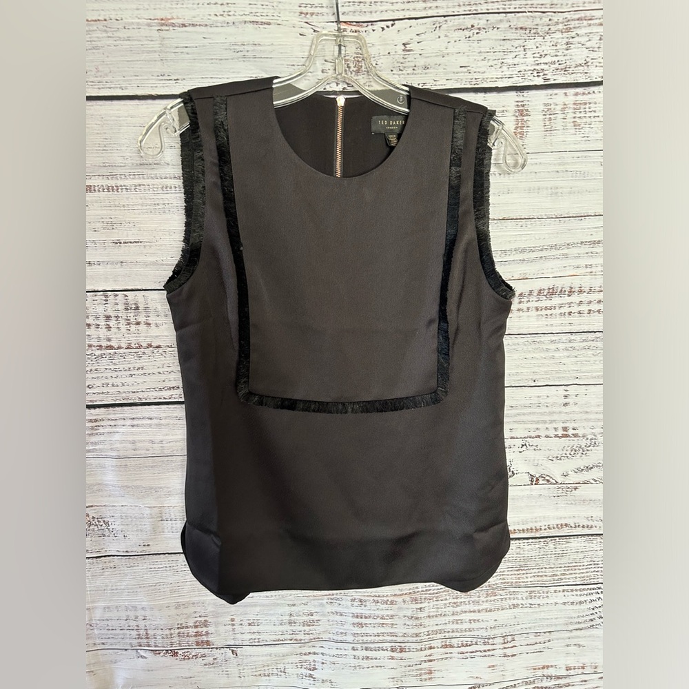 Ted Baker - Black Tank with Tassel details